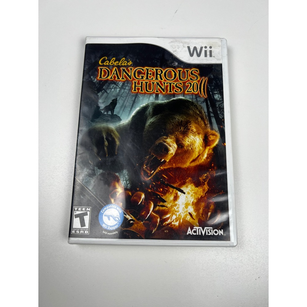 Cabelas Dangerous Hunts 2011 Nintendo Wii Video Game‎ Complete